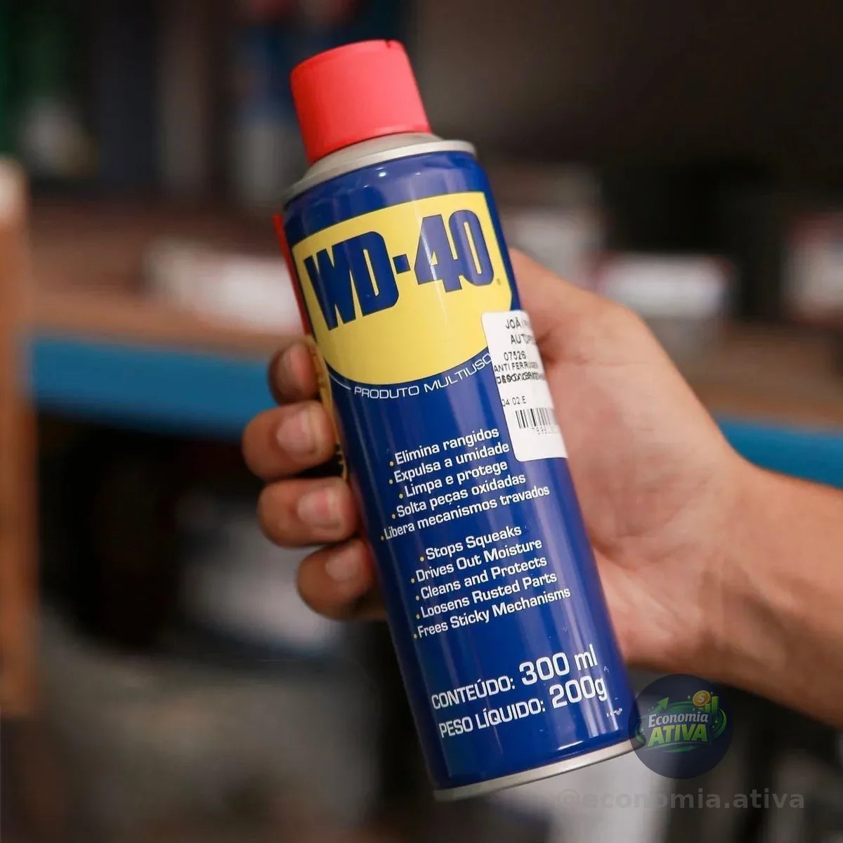 WD-40 Fórmula Original - Produto Multiusos Aerossol 300ml