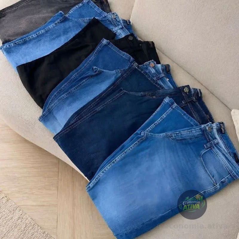 Kit 3 Calça Jeans Masculina Skinny