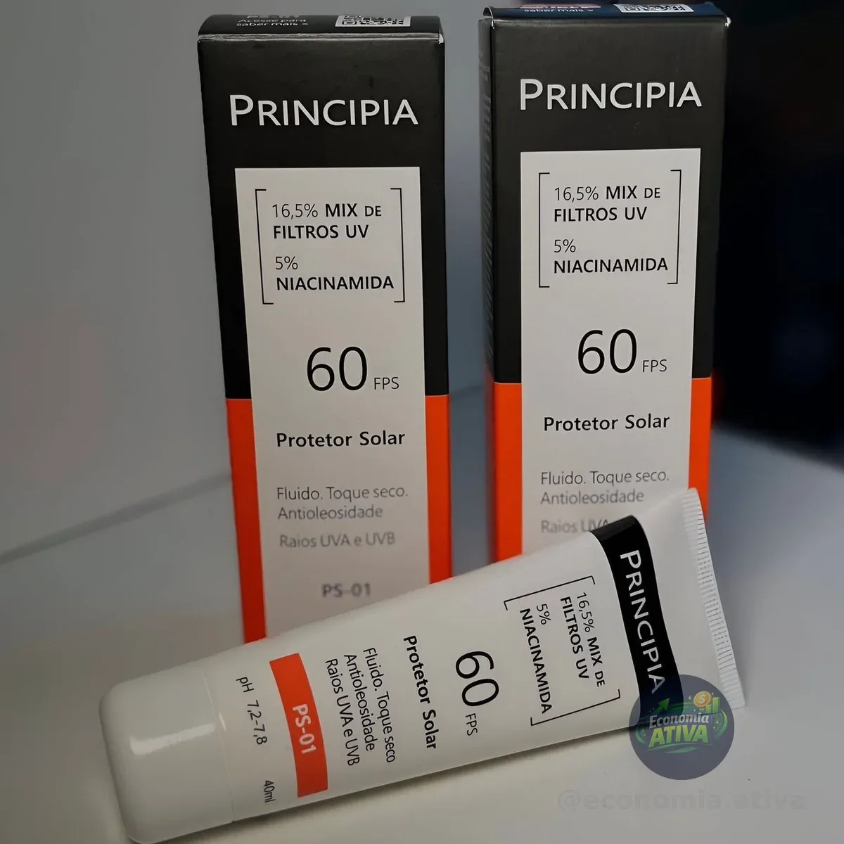 Principia Kit Protetor Solar Facial Ps-01 Fps60