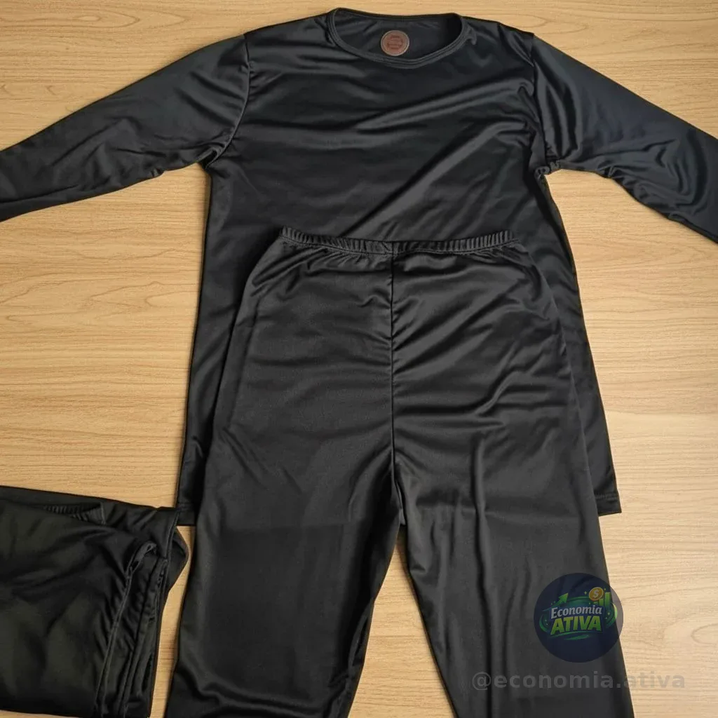 Kit Conjunto Térmico 3 Peças Camisa + Calça + Luva