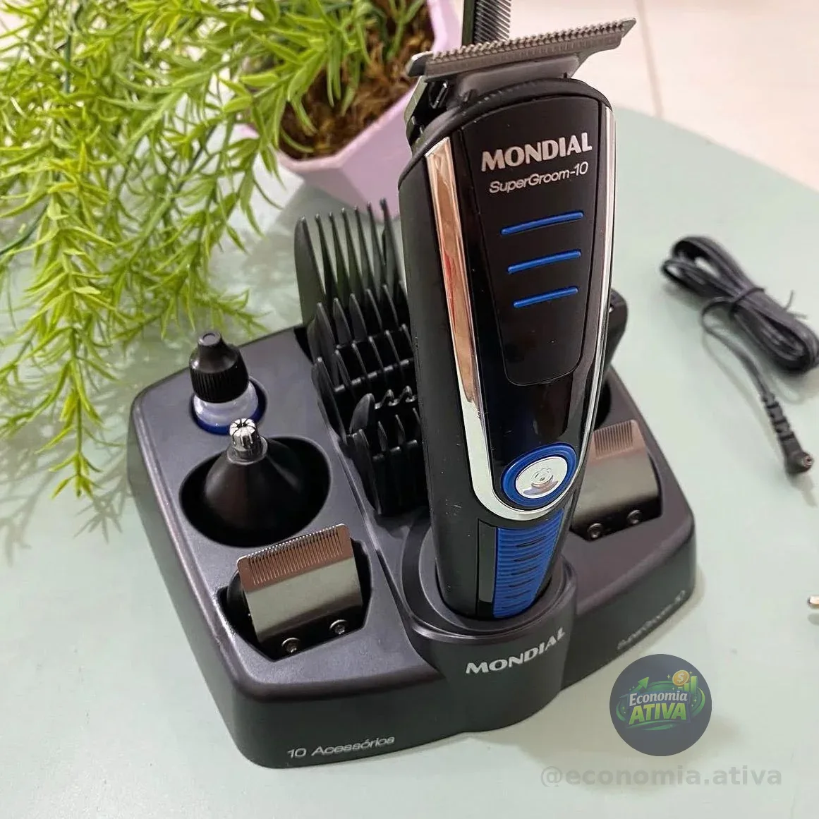 Aparador De Pelos Super Groom 10 Mondial Bivolt