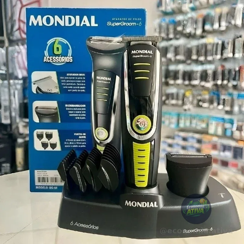 Aparador De Pelos Super Groom 06 Mondial 6w