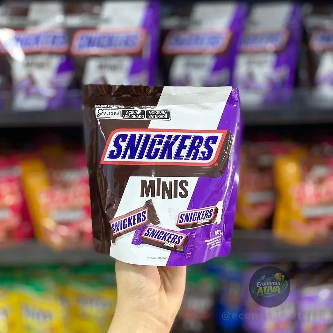 Chocolate Snickers Variedades Minis 180g