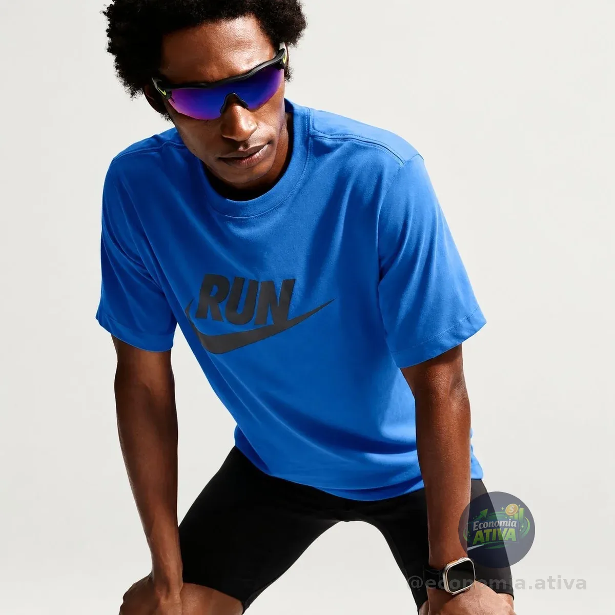 Camiseta Dri-fit Nike Run Swoosh