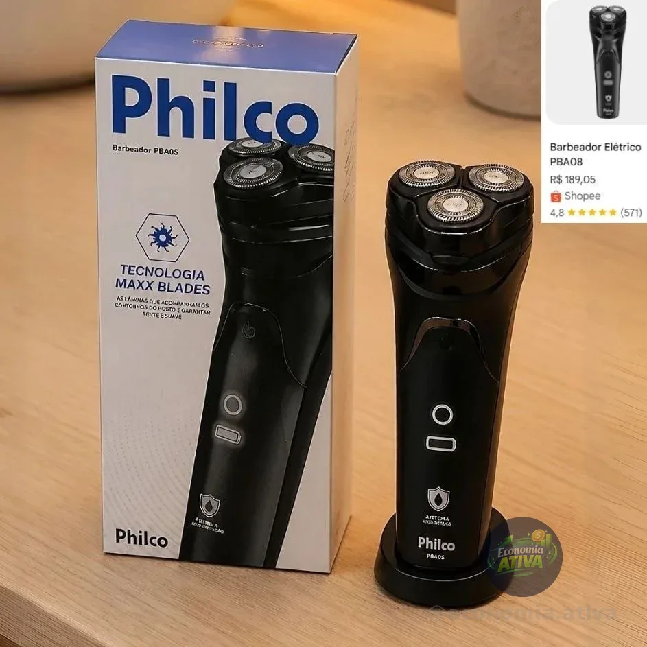 Barbeador Elétrico Pba08 À Philco