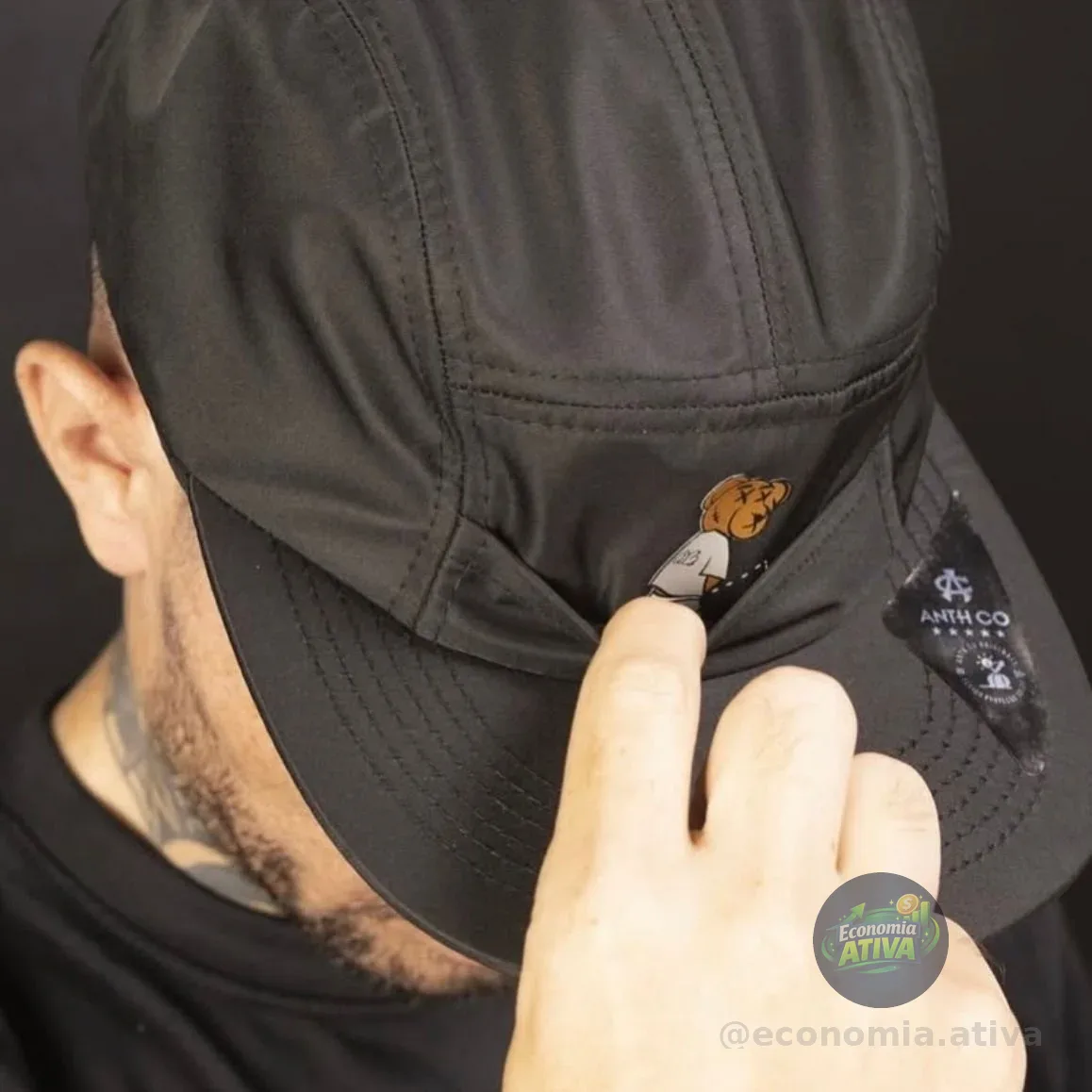 Boné Aba Reta Bolso Anth Co. (3 cores)