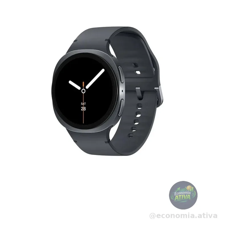 Samsung Galaxy Watch8 Smartwatch 44mm LTE, Galaxy AI - Grafite