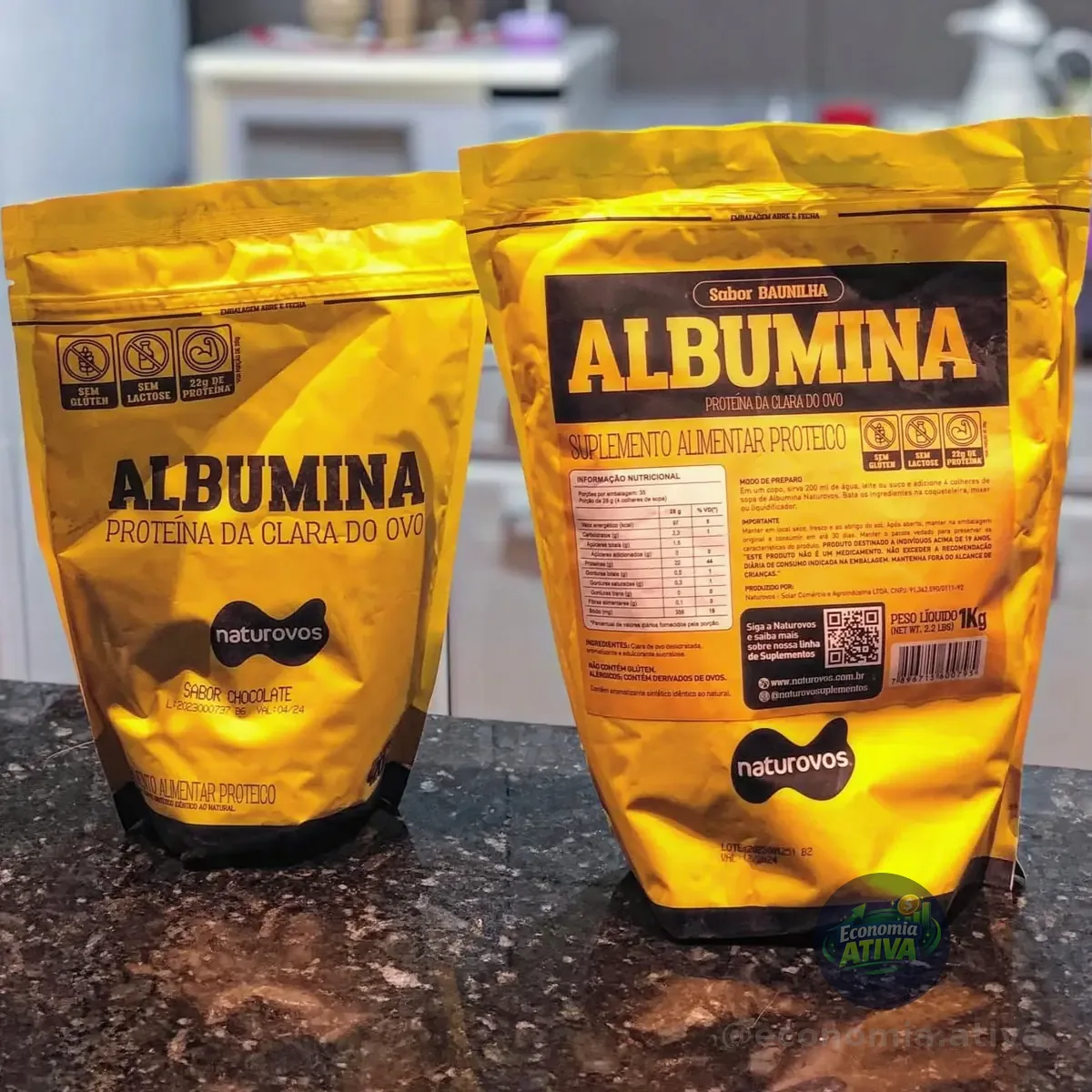 Albumina Naturovos 1kg Natural
