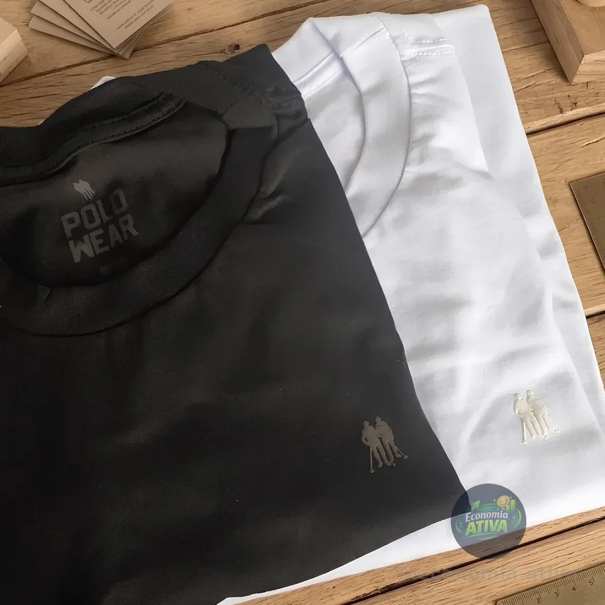 Kit 4 Camisetas Masculinas Polo Wear Sortido Sortido M Lisa