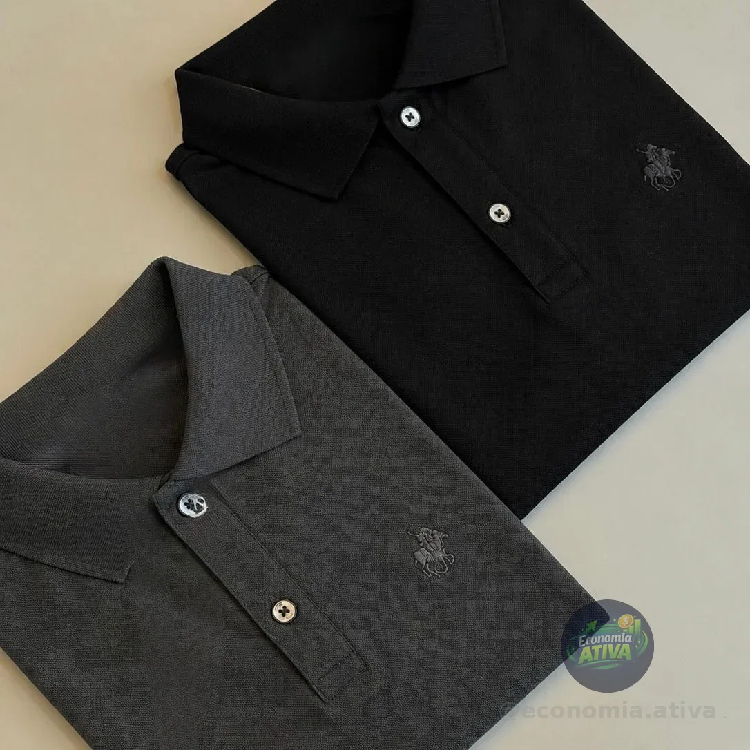 Kit com 2 Camisa Polo Piquet