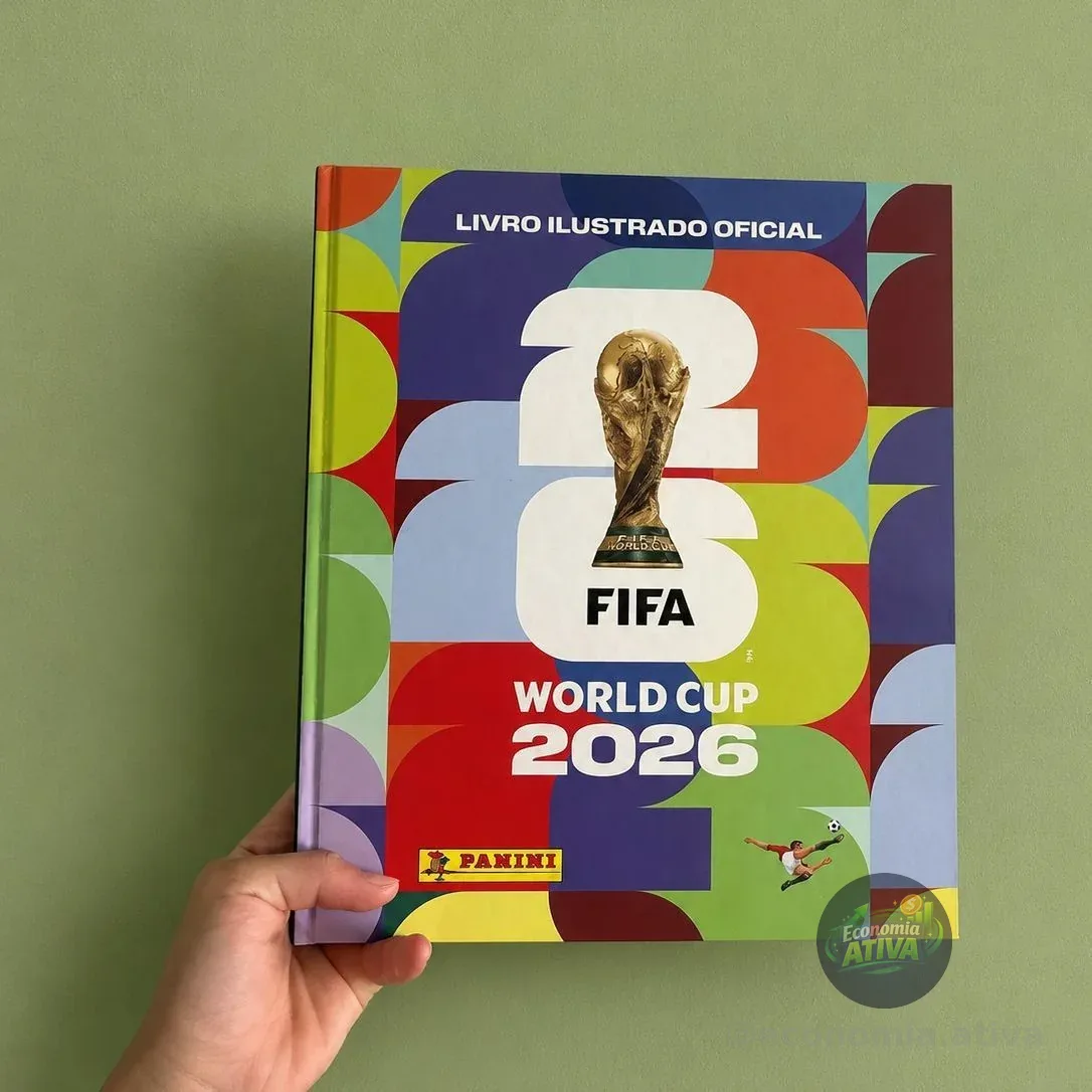 Álbum De Figurinhas Copa Do Mundo Fifa 2026 Capa Dura