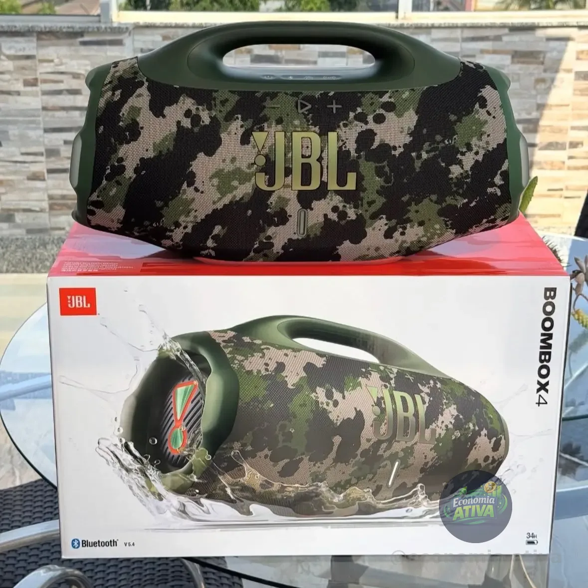 Caixa De Som Boombox 4 Camuflado