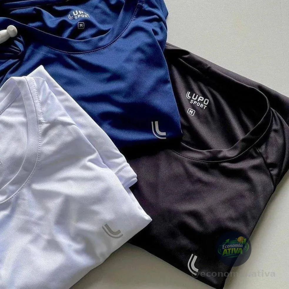 Kit 2 Camiseta Dry Fit Lupo