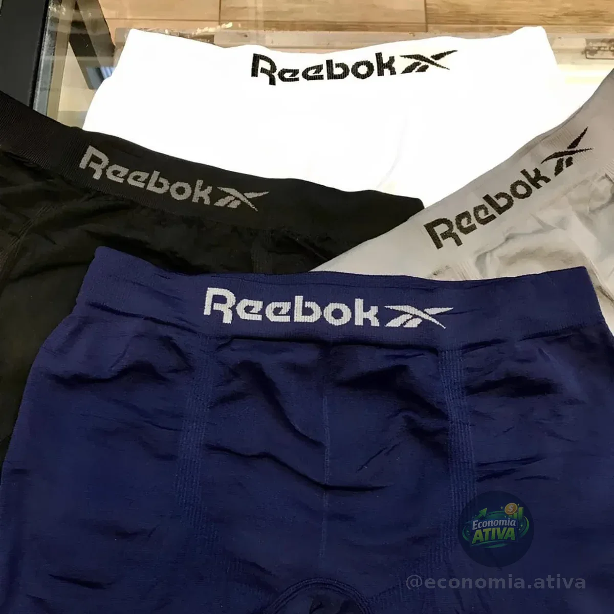 Kit 10 Cuecas Boxer Reebok