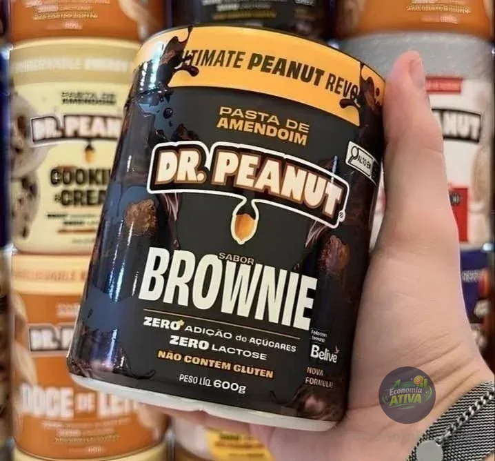 Pasta De Amendoim 600g Dr. Peanut Brownie
