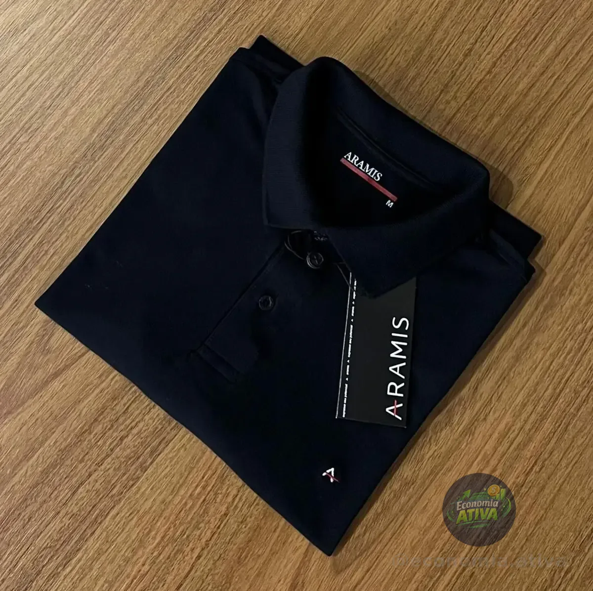 Camiseta Polo Aramis Piquet Marinho