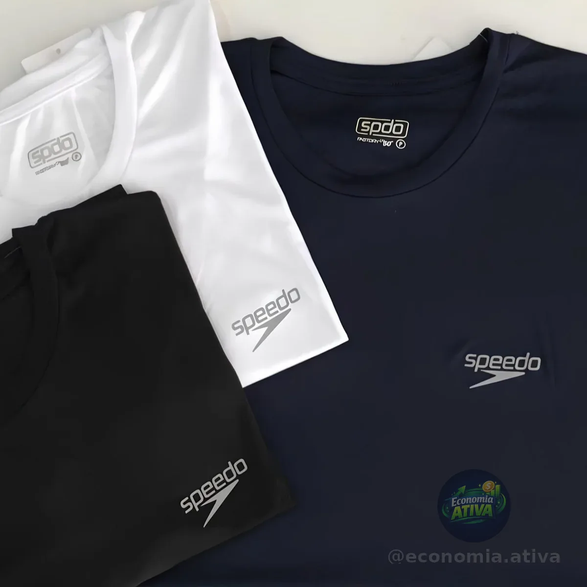 Kit 2 Camiseta Speedo Dry Fit