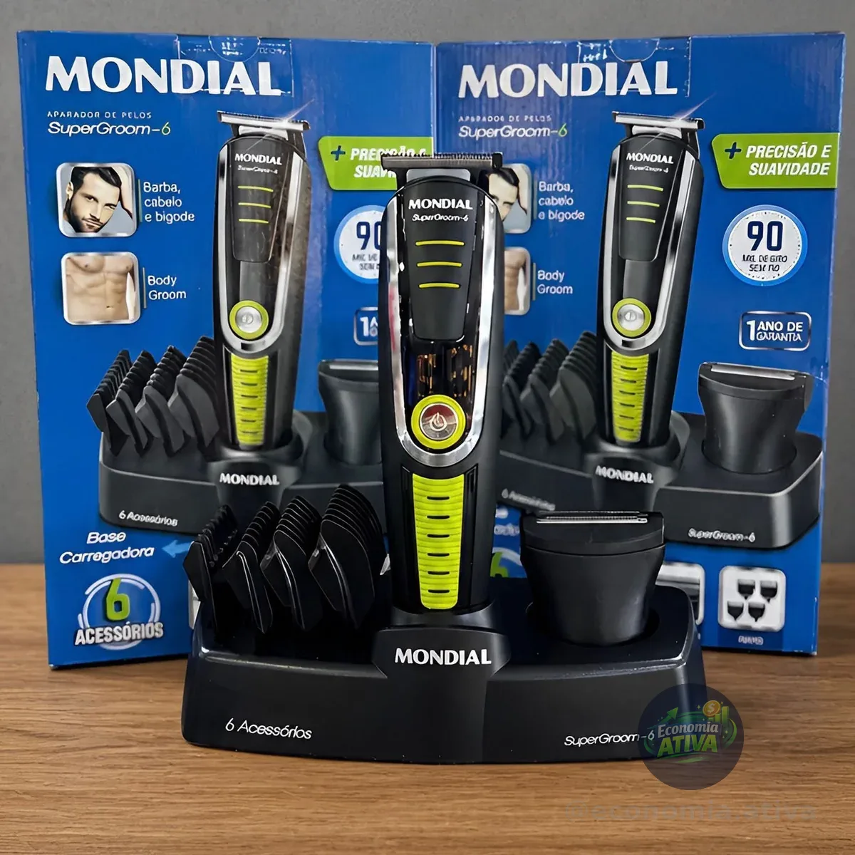 Aparador de Pelos Super Groom 06 Mondial
