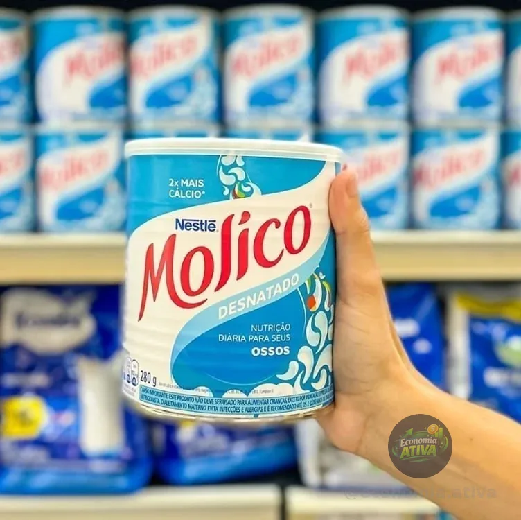 Leite em Pó Desnatado MOLICO 280g