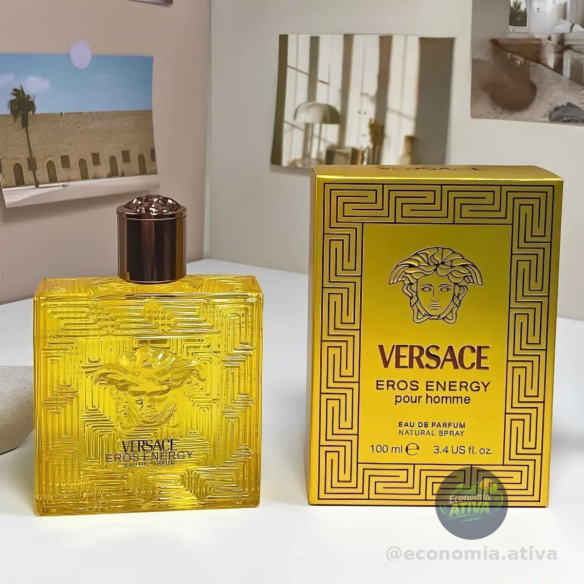 Perfume Versace Eros Energy Edp 100ml Masculino