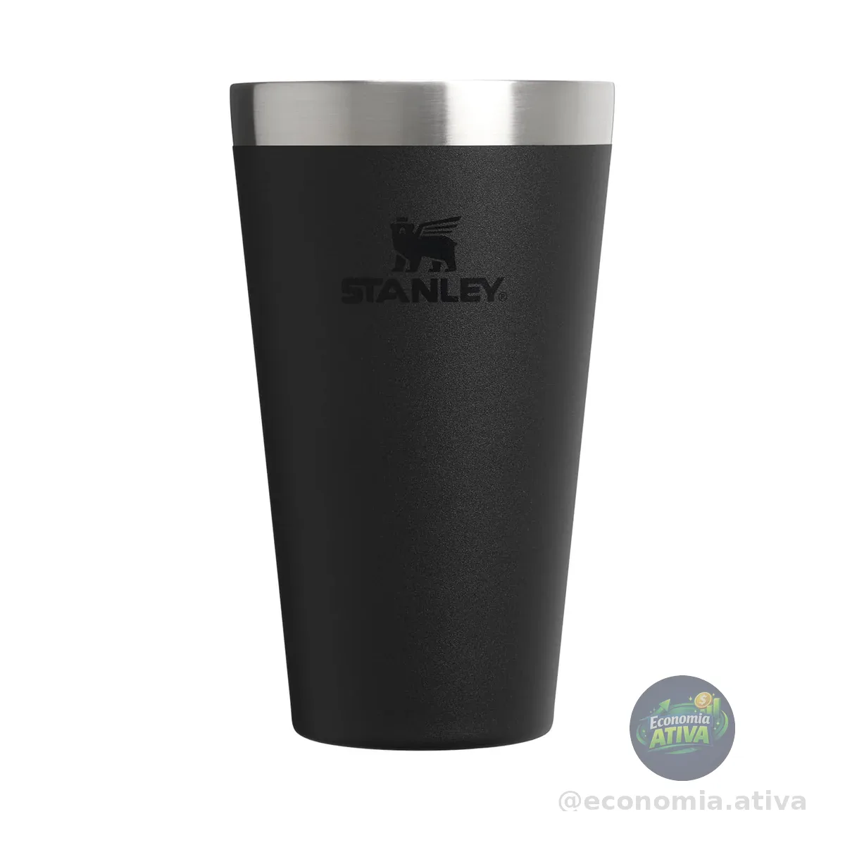 Stanley - Copo Térmico para Cerveja, 473ml, para Bebidas Quentes ou Frias, Black 2.0