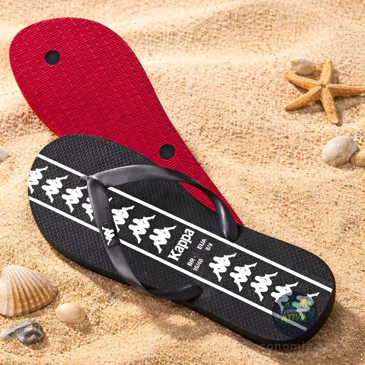Chinelo Kappa Beach Unissex