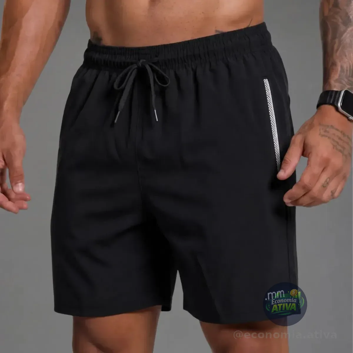 Bermuda Tactel Masculina