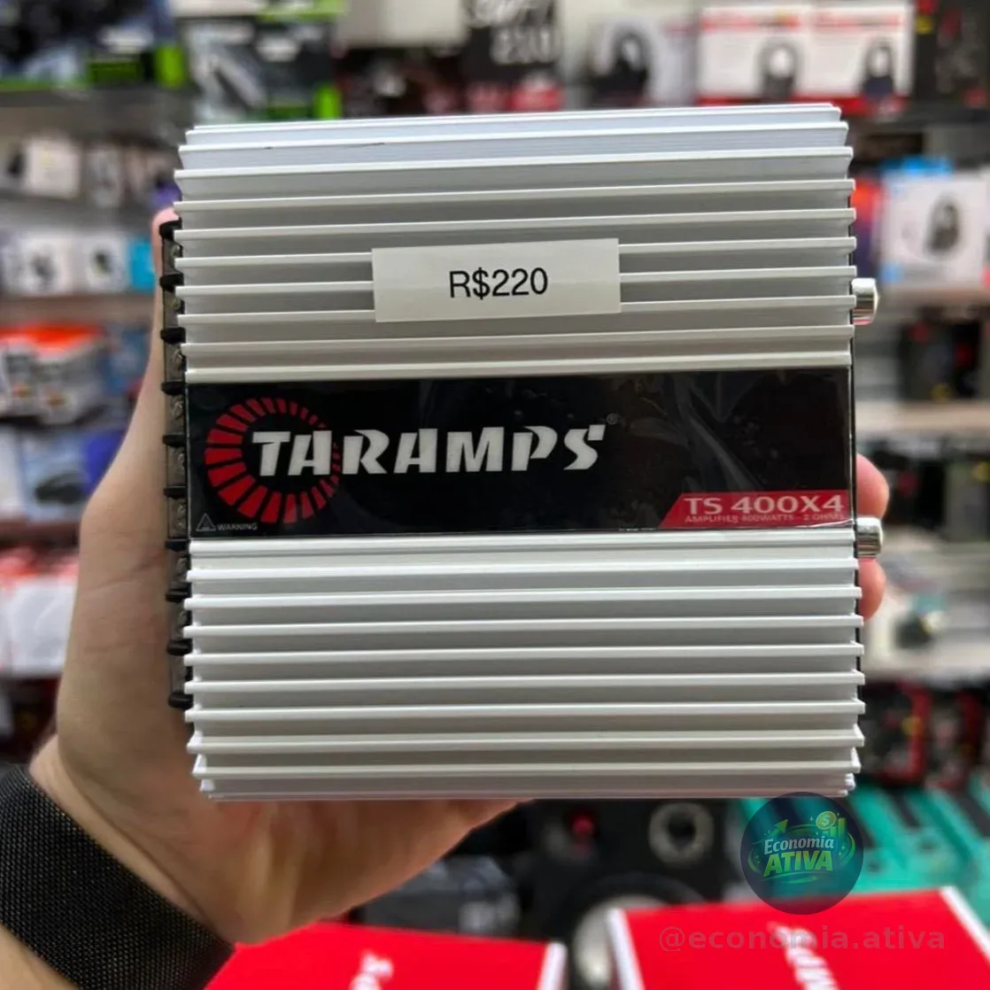 Modulo Taramps 400 Rms Ts-400 Ts400x4 T400 4 Canais V6 Branco