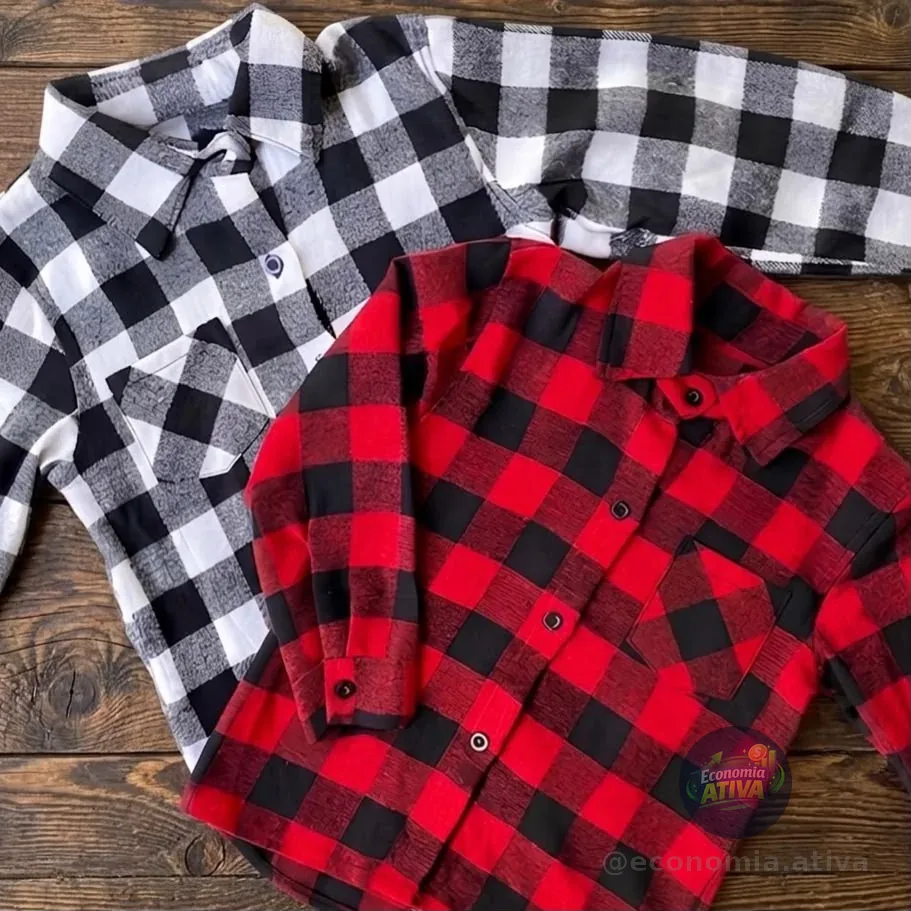 Camisa Xadrez Flanelada Grossa