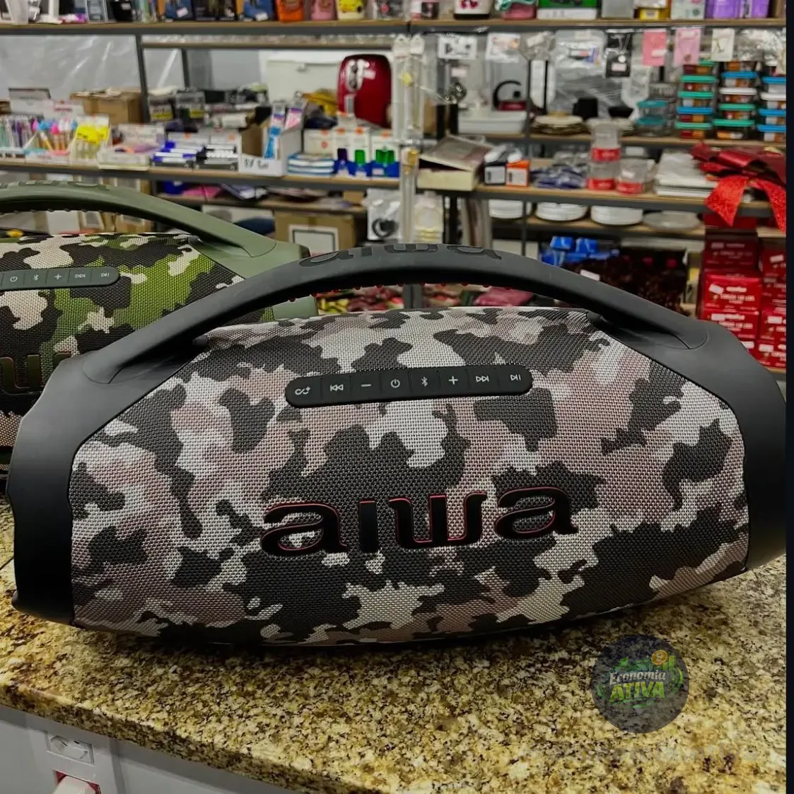 Caixa De Som Boombox Plus Aiwa