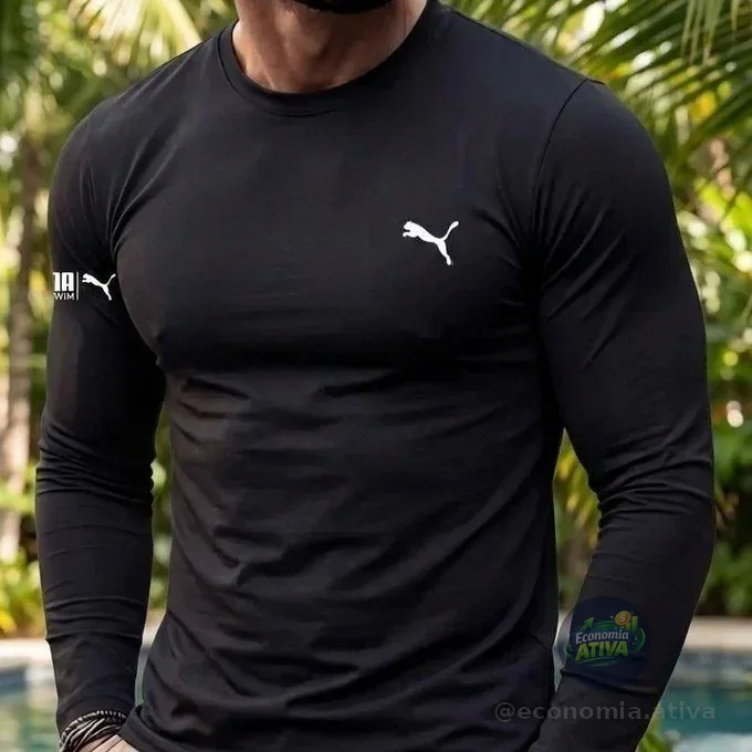 Camiseta Puma Térmica Manga Longa