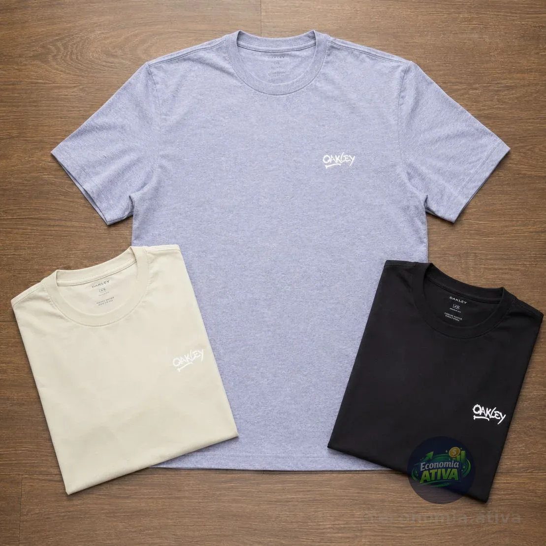 Kit 3 Camisetas Masculina Oakley