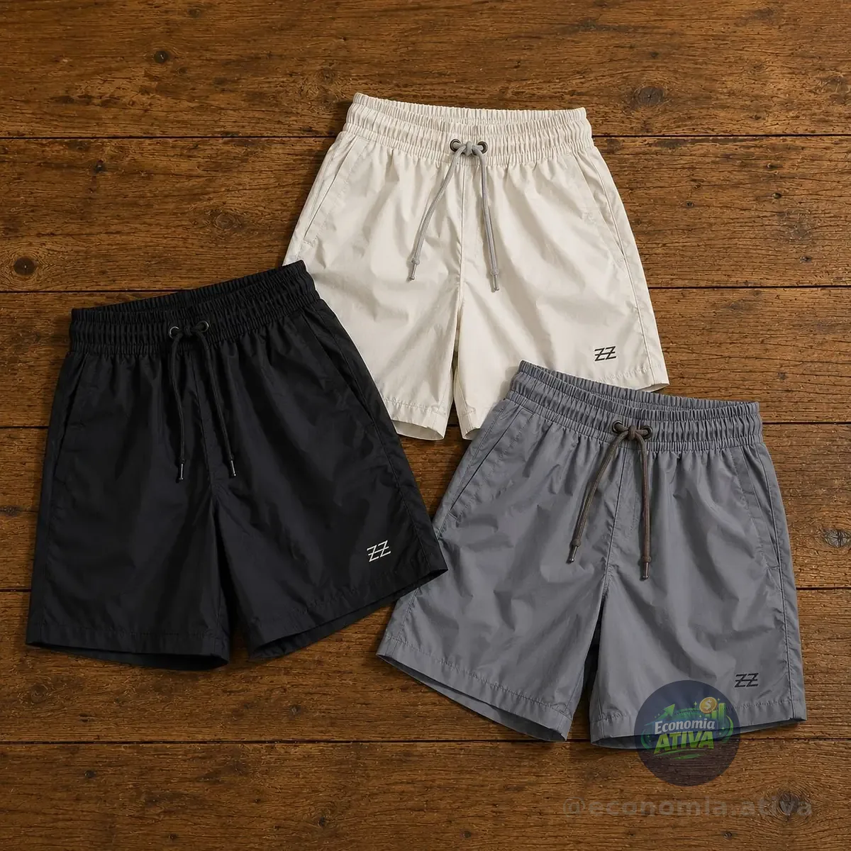 Kit 3 Bermudas Masculinas