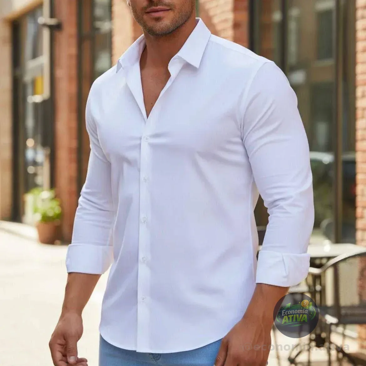 Camisa Social Masculina Slim