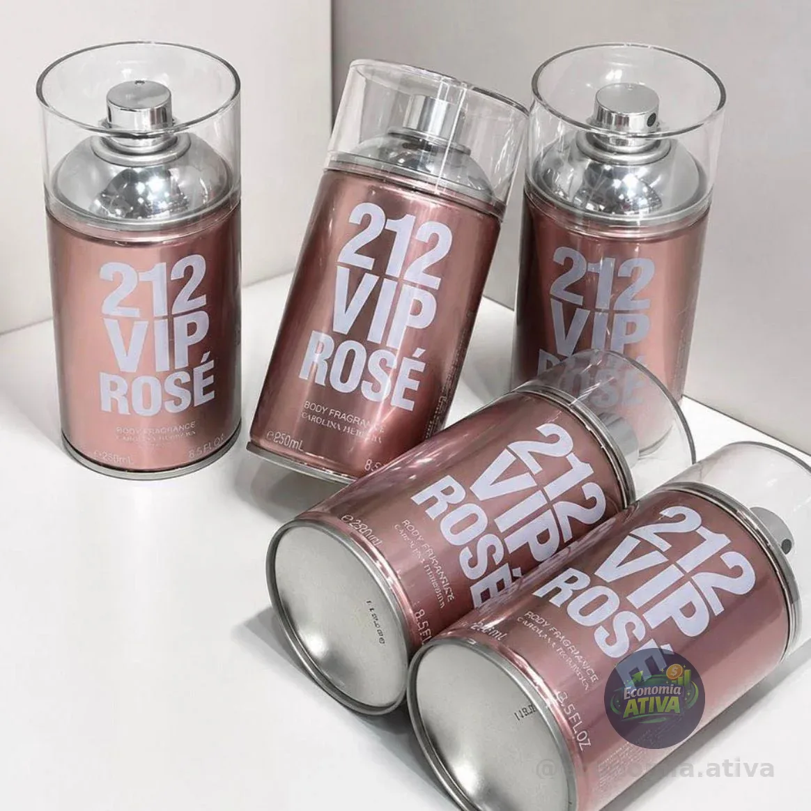 Body Spray 212 Vip Rosé 250ml