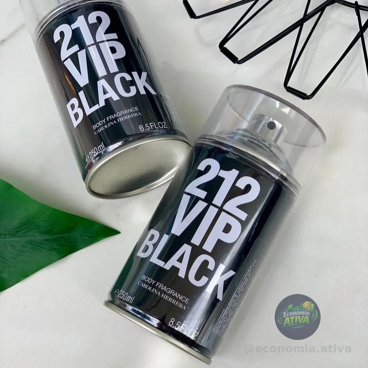 212 Vip Men Black Body Spray 250ml