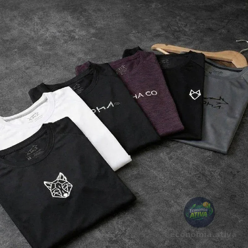 Kit 6 Camisetas Mais Procuradas Alpha