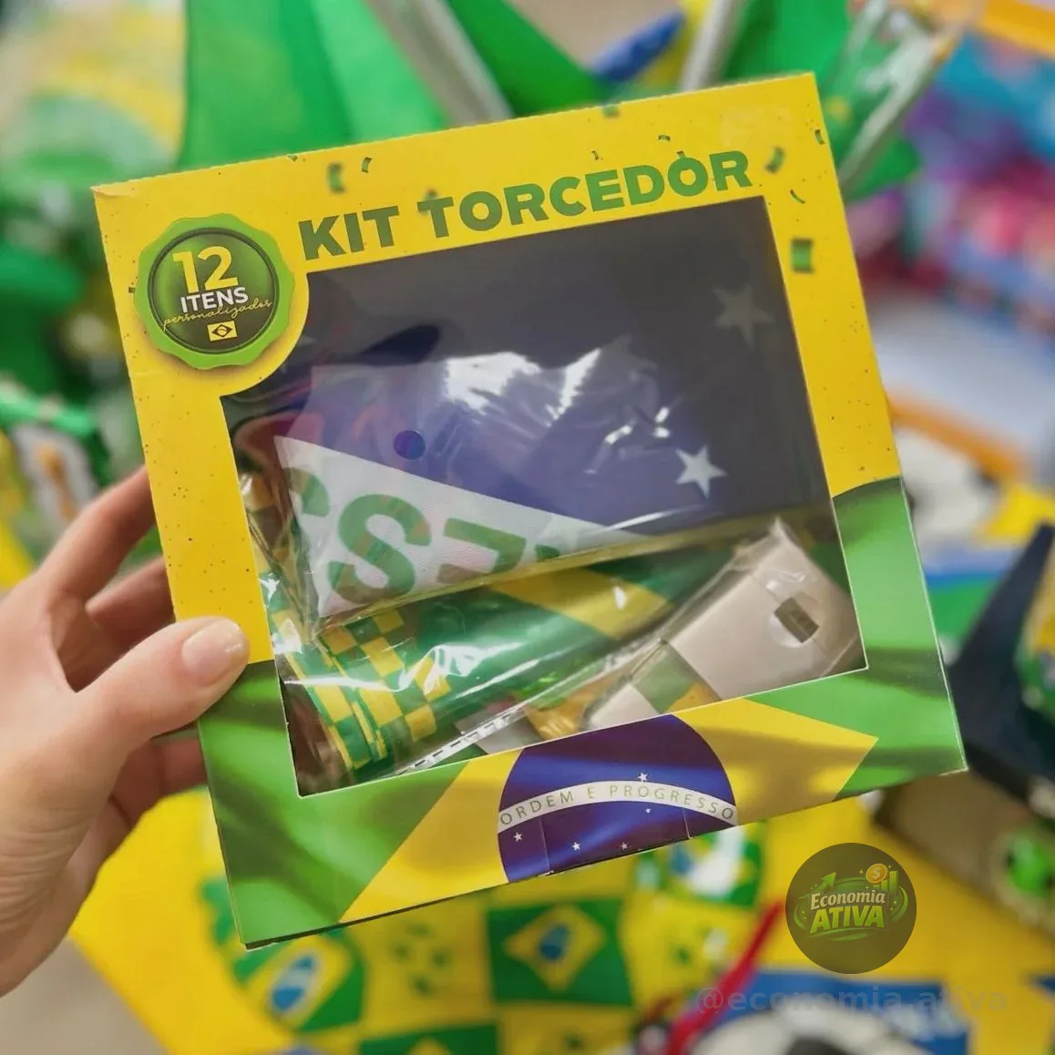 Kit Torcedor Brasil 12 Itens