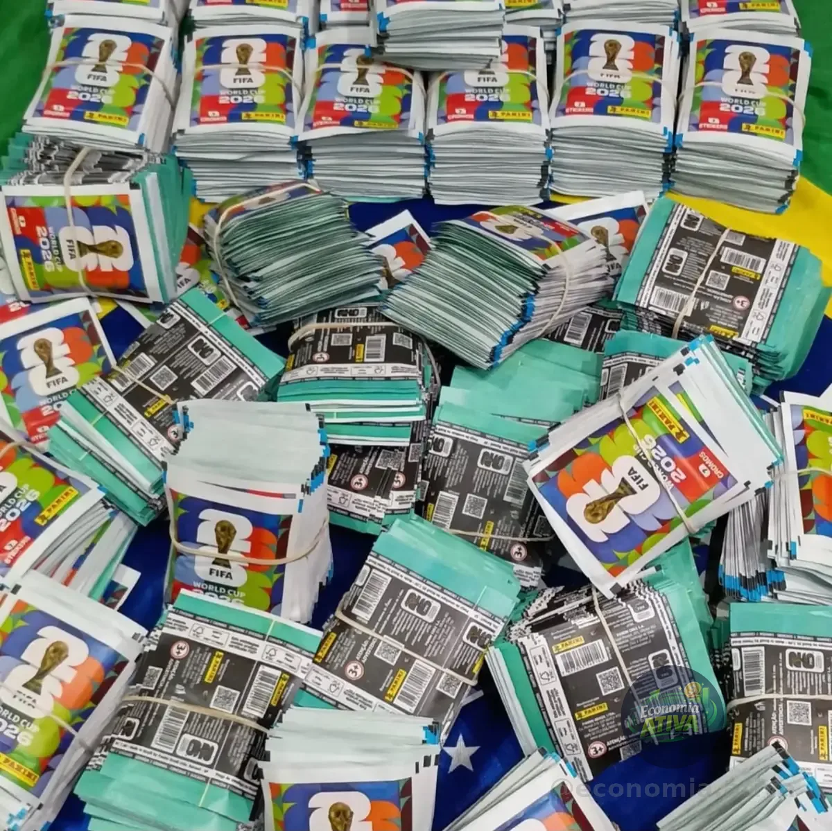 Kit 252 Figurinhas Do Álbum Copa Do Mundo 2026- 36 Envelopes