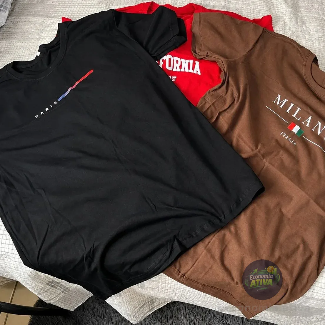 Kit 3 Camisetas Masculina