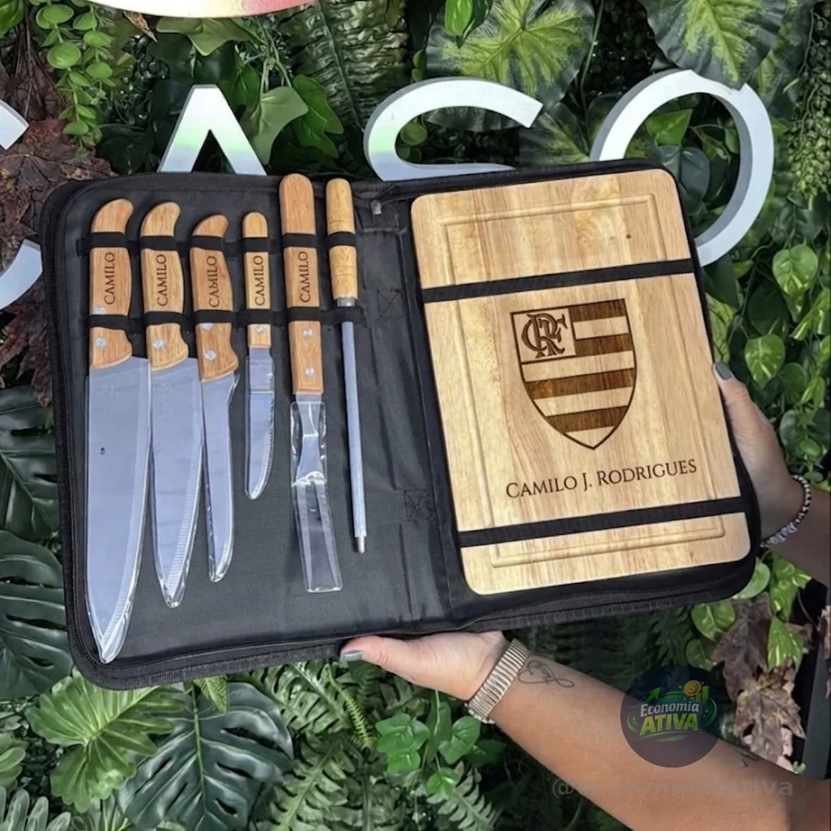 Kit Churrasco Personalizado 8 Peças