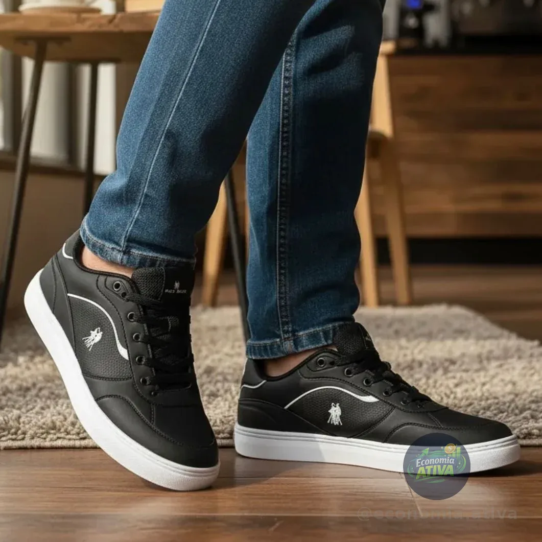 Tênis Casual Street Polo Wear (3 cores)