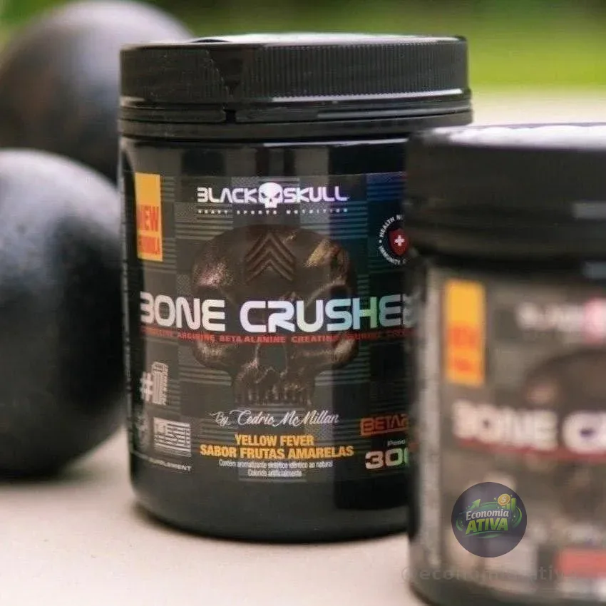 Suplemento Em Pó Bone Crusher Black Skull Usa (300g)