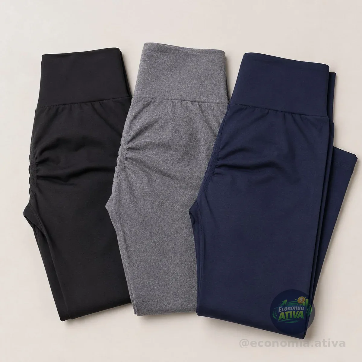 Kit 3 Calças Feminina Legging