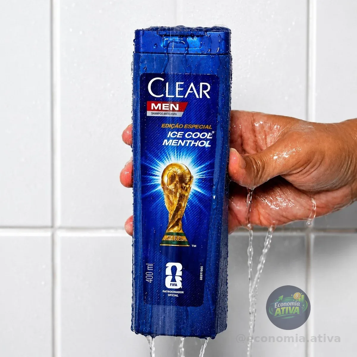 Shampoo Clear Men Anticaspa Ice Cool Menthol 400ml