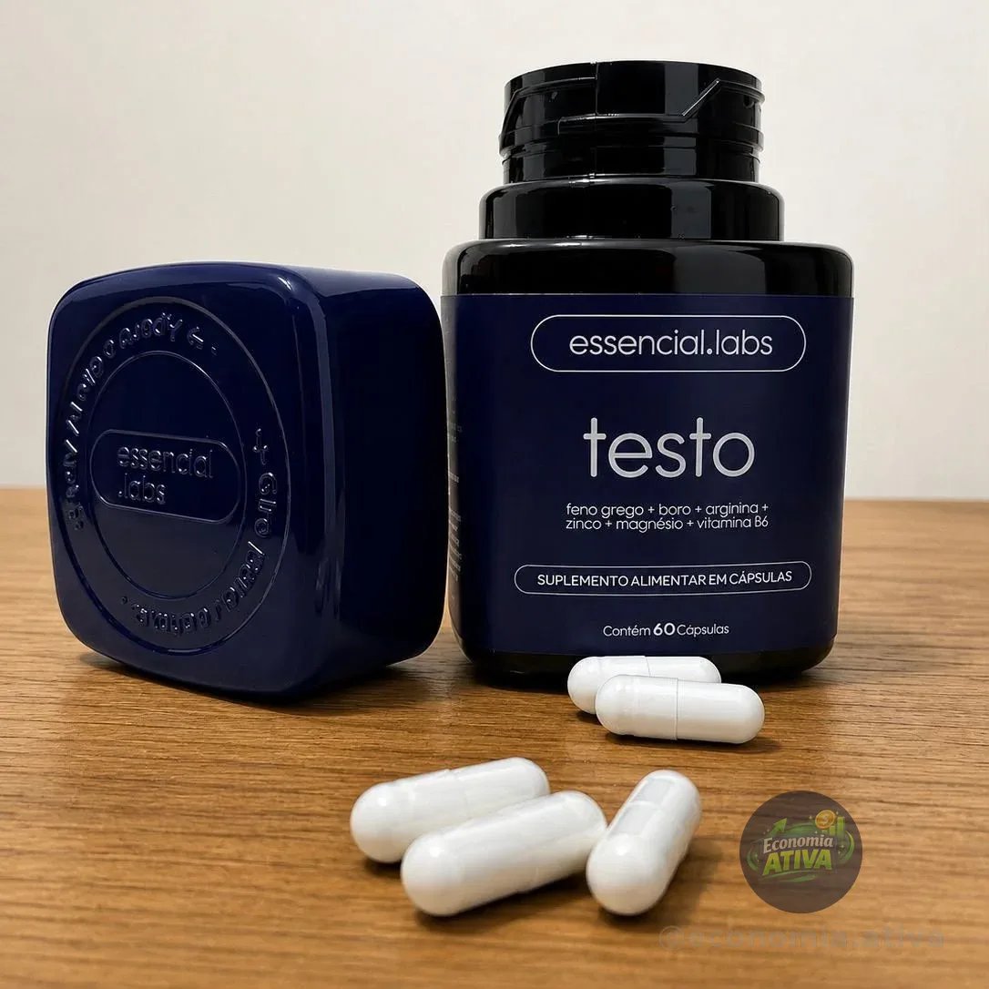 Testo Essencial - Precursor da Testosterona 60caps