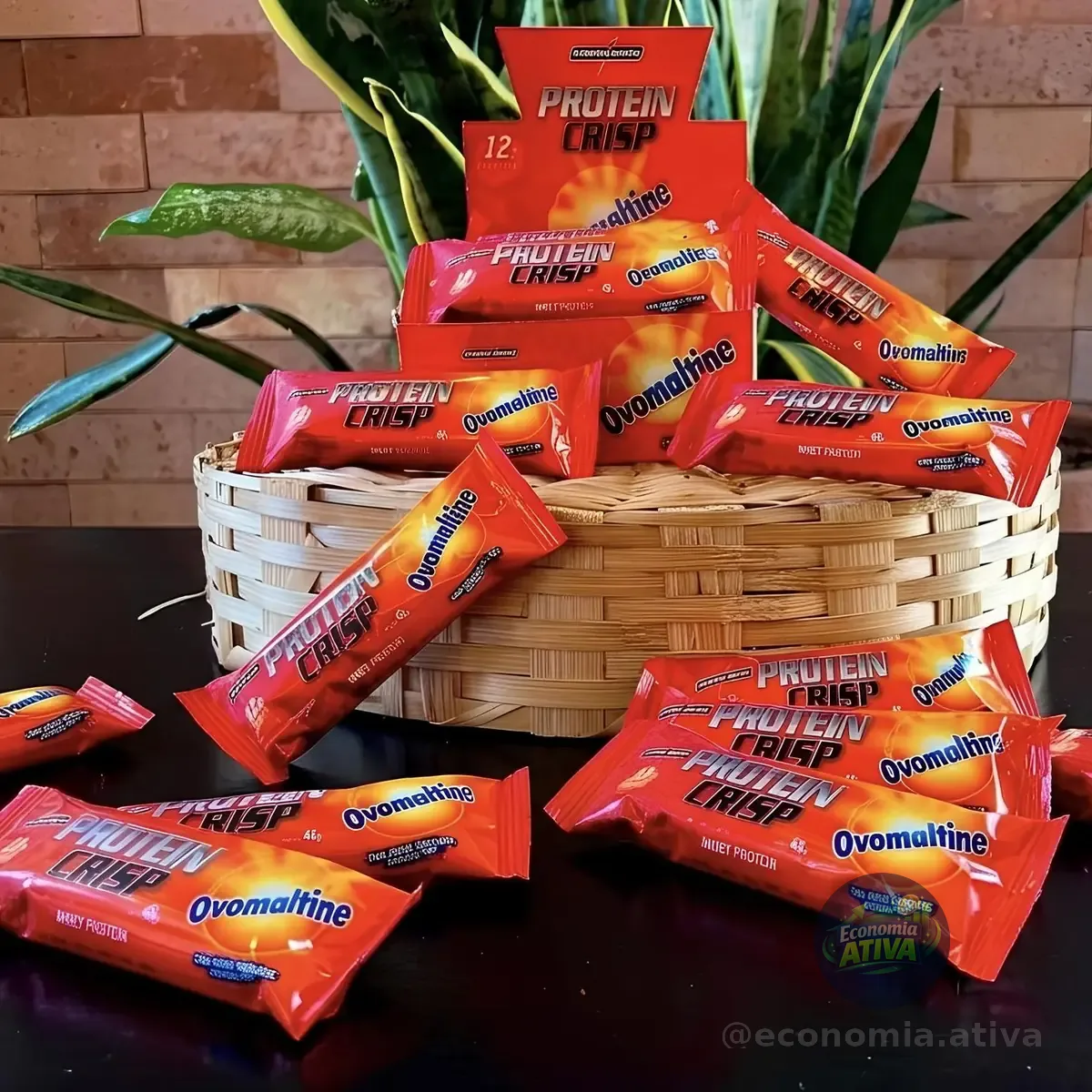 Barra De Proteína Crisp Bar Ovomaltine 12 Uni Integralmédica