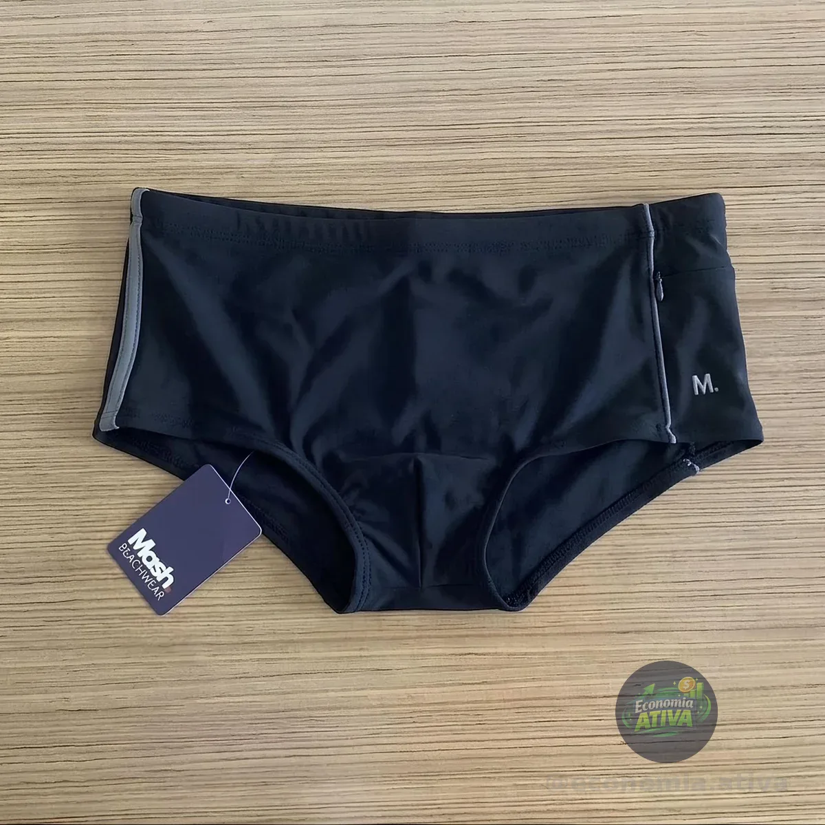 Sunga Bolso Com Zíper Mash (3 cores)