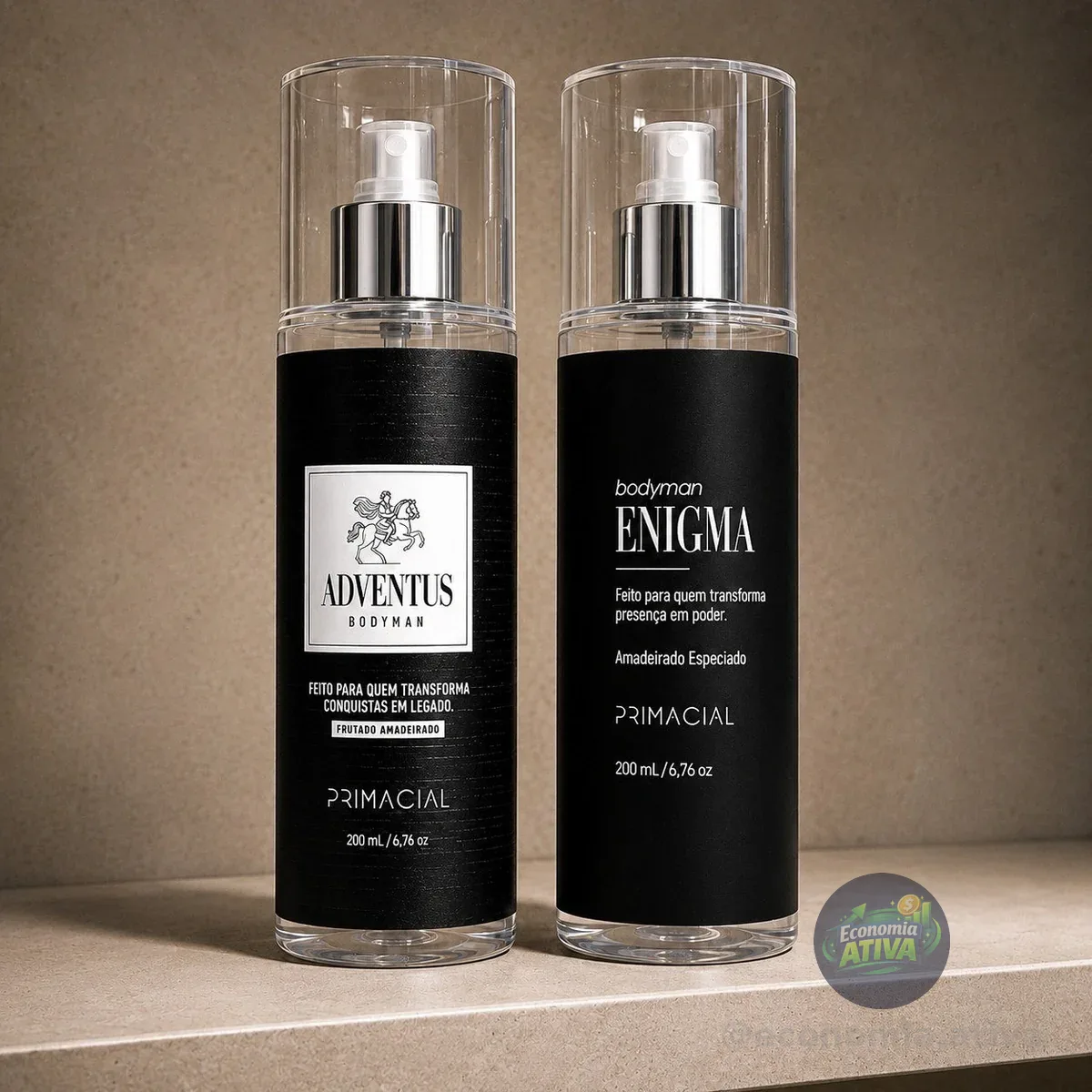 Kit Body Splash Masculino Adventus E Enigma 200ml