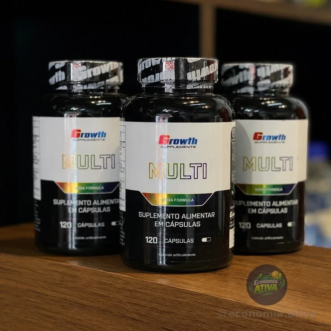 Multivitamínico 120 Cáps. Growth Supplements